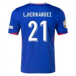 L. Hernandez #21 Fotbalové Dresy Francie Mistrovství Evropy 2024 Domácí Dres Mužské
