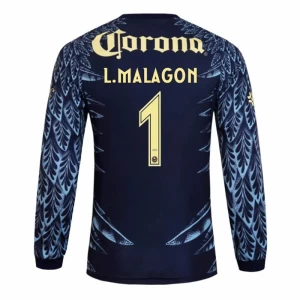 L. MALAGON #1 Fotbalové Dresy Club América 2025-26 Venkovní Dres Mužské Dlouhý Rukáv