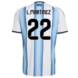 L. Martinez #22 Fotbalové Dresy Argentina Mistrovství Světa 2026 Domácí Dres Mužské
