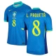 L. Paqueta #8 Fotbalové Dresy Brazílie Copa America 2024 Venkovní Dres Mužské