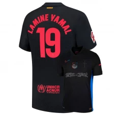 Lamine Yamal #19 Fotbalové Dresy FC Barcelona 2024-25 Travis Scott X Cactus Jack Venkovní Dres Mužské