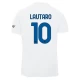 Lautaro Martínez #10 Fotbalové Dresy Inter Mediolan 2023-24 Venkovní Dres Mužské