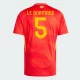 Le Normand #5 Fotbalové Dresy Španělsko Mistrovství Evropy 2024 Domácí Dres Mužské