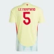 Le Normand #5 Fotbalové Dresy Španělsko Mistrovství Evropy 2024 Venkovní Dres Mužské