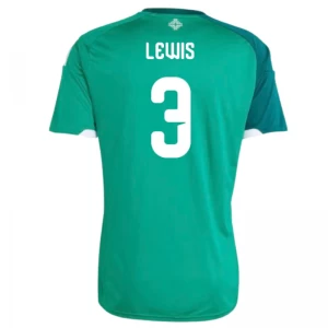 Lewis #3 Fotbalové Dresy Severní Irsko Mistrovství Světa 2026 Domácí Dres Mužské