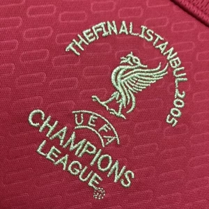 Liverpool FC Champions League Final Retro Dres 2004-06 Domácí Mužské Dlouhý Rukáv