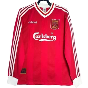 Liverpool FC Retro Dres 1995-96 Domácí Mužské Dlouhý Rukáv
