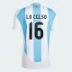 Lo Celso #16 Fotbalové Dresy Argentina Copa America 2024 Domácí Dres Mužské