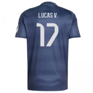 Lucas V. #17 Fotbalové Dresy Real Madrid 2025-26 Venkovní Dres Mužské