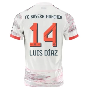 Luis Diaz #14 Fotbalové Dresy FC Bayern München 2025-26 Venkovní Dres Mužské