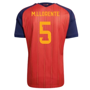 M. Marcos Llorente #5 Fotbalové Dresy Španělsko Mistrovství Světa 2026 Domácí Dres Mužské