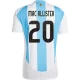 Mac Allister #20 Fotbalové Dresy Argentina Copa America 2024 Domácí Dres Mužské