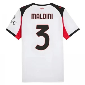 Maldini #3 Fotbalové Dresy AC Milan 2025-26 Venkovní Dres Mužské