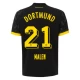 Malen #21 Fotbalové Dresy BVB Borussia Dortmund 2023-24 Venkovní Dres Mužské
