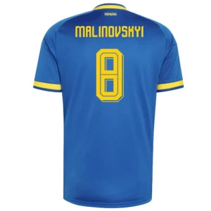 Malinovskyi #8 Fotbalové Dresy Ukrajina 2026 Venkovní Dres Mužské