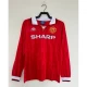 Manchester United Retro Dres 1992-94 Domácí Mužské Dlouhý Rukáv