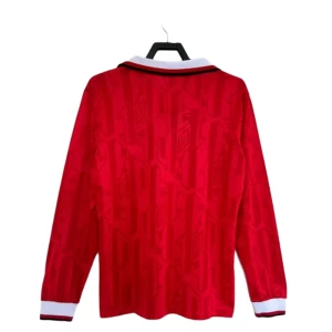 Manchester United Retro Dres 1992-94 Domácí Mužské Dlouhý Rukáv
