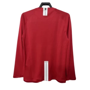 Manchester United Retro Dres 2007-08 Domácí Mužské Dlouhý Rukáv