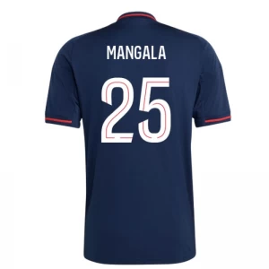 Mangala #25 Fotbalové Dresy Olympique Lyonnais 2025-26 Venkovní Dres Mužské