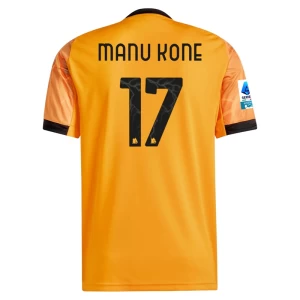 Manu Kone #17 Fotbalové Dresy AS Roma 2025-26 Venkovní Dres Mužské