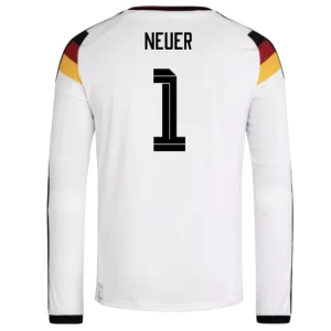 Manuel Neuer #1 Fotbalové Dresy Německo Mistrovství Světa 2026 Domácí Dres Mužské Dlouhý Rukáv