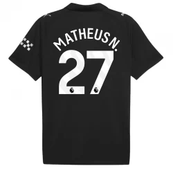 Mathes N. #27 Fotbalové Dresy Manchester City 2025-26 Venkovní Dres Mužské