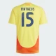Matheus #15 Fotbalové Dresy Kolumbie Copa America 2024 Domácí Dres Mužské