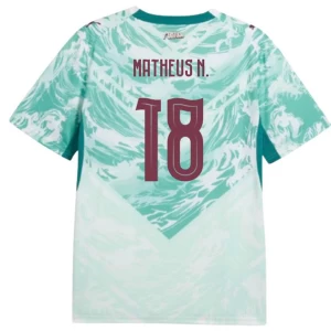 Matheus N. #18 Fotbalové Dresy Portugalsko Mistrovství Světa 2026 Venkovní Dres Mužské