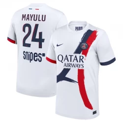 Mayulu #24 Fotbalové Dresy Paris Saint-Germain PSG 2025-26 Venkovní Dres Mužské
