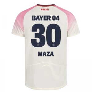 Maza #30 Fotbalové Dresy Bayer 04 Leverkusen 2025-26 Venkovní Dres Mužské