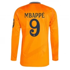 Mbappe #9 Fotbalové Dresy Real Madrid 2024-25 HP Venkovní Dres Mužské Dlouhý Rukáv