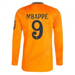 Mbappe #9 Fotbalové Dresy Real Madrid 2024-25 HP Venkovní Dres Mužské Dlouhý Rukáv