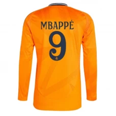 Mbappe #9 Fotbalové Dresy Real Madrid 2024-25 Venkovní Dres Mužské Dlouhý Rukáv