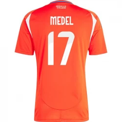 Medel #17 Fotbalové Dresy Chile Copa America 2024 Domácí Dres Mužské