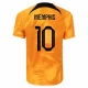 Memphis Depay #10 Fotbalové Dresy Holandsko Mistrovství Světa 2022 Domácí Dres Mužské