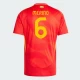 Merino #6 Fotbalové Dresy Španělsko Mistrovství Evropy 2024 Domácí Dres Mužské