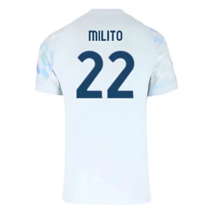 Milito #22 Fotbalové Dresy Inter Mediolan 2025-26 Venkovní Dres Mužské