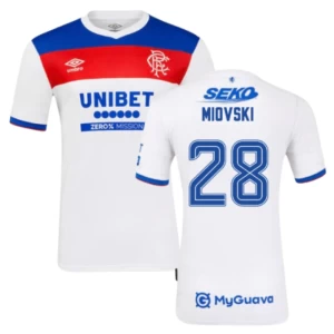 Miovski #28 Fotbalové Dresy Rangers FC 2025-26 Venkovní Dres Mužské