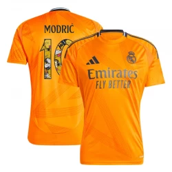 Modric #10 Fotbalové Dresy Real Madrid 2024-25 Bear Champ Font Venkovní Dres Mužské