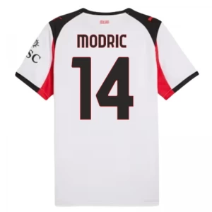 Modric #14 Fotbalové Dresy AC Milan 2025-26 Venkovní Dres Mužské