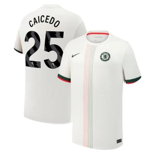 Moisés Caicedo #25 Fotbalové Dresy Chelsea FC 2025-26 Venkovní Dres Mužské