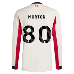 Morton #80 Fotbalové Dresy Liverpool FC 2025-26 Venkovní Dres Mužské Dlouhý Rukáv