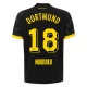 Moukoko #18 Fotbalové Dresy BVB Borussia Dortmund 2023-24 Venkovní Dres Mužské