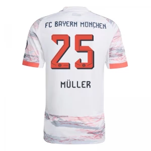 Muller #25 Fotbalové Dresy FC Bayern München 2025-26 Venkovní Dres Mužské