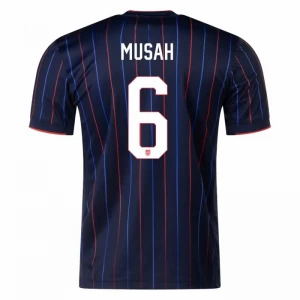Musah #6 Fotbalové Dresy Spojené Státy Americké 2025 USMNT Venkovní Dres Mužské