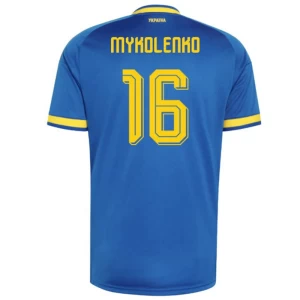 Mykolenko #16 Fotbalové Dresy Ukrajina 2026 Venkovní Dres Mužské