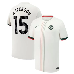 N. Jackson #15 Fotbalové Dresy Chelsea FC 2025-26 Venkovní Dres Mužské