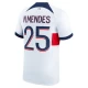 N.Mendes #25 Fotbalové Dresy Paris Saint-Germain PSG 2023-24 Venkovní Dres Mužské