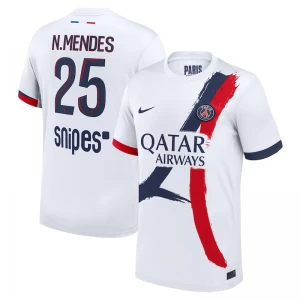 N. Mendes #25 Fotbalové Dresy Paris Saint-Germain PSG 2025-26 Venkovní Dres Mužské