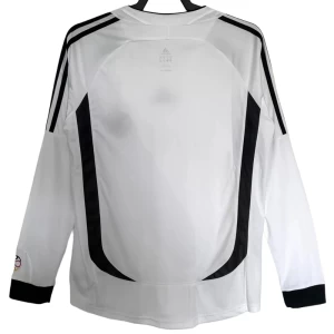 Německo Retro Dres 2006 Domácí Mužské Dlouhý Rukáv